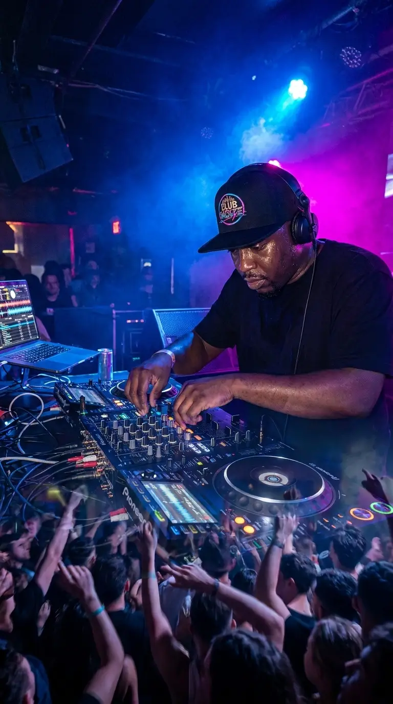 Fan wearing Club Noize merch — @djillnoize